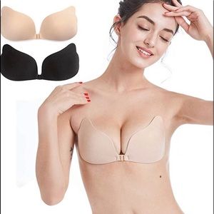 Lady Silicone Sticky Adhesive Brassiere!